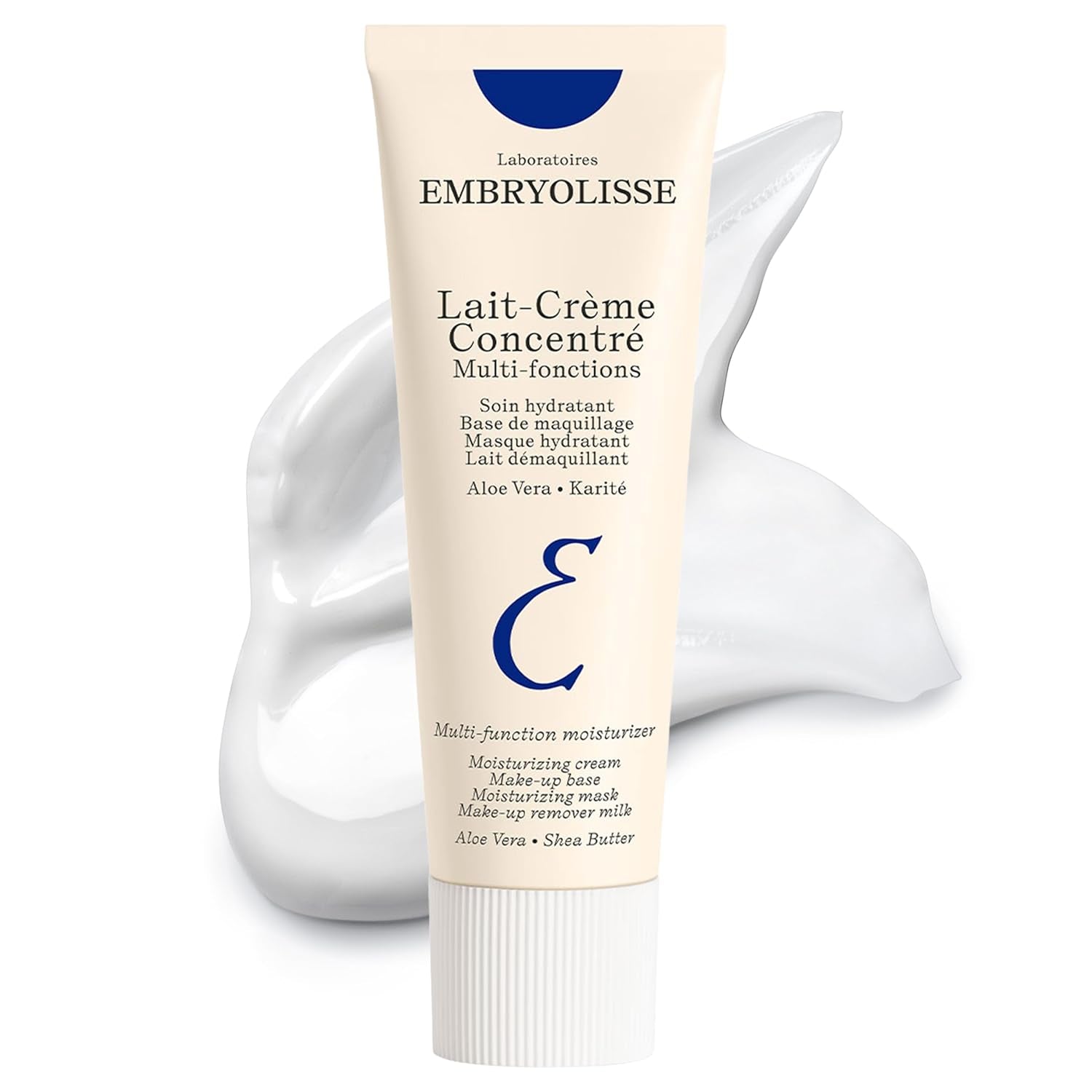 Lait-Crème Concentré, Multifunction Daily Moisturizer, Primer, and Makeup Remover, Suitable for All Skin Types. French Face Cream with Shea Butter & Aloe Vera
