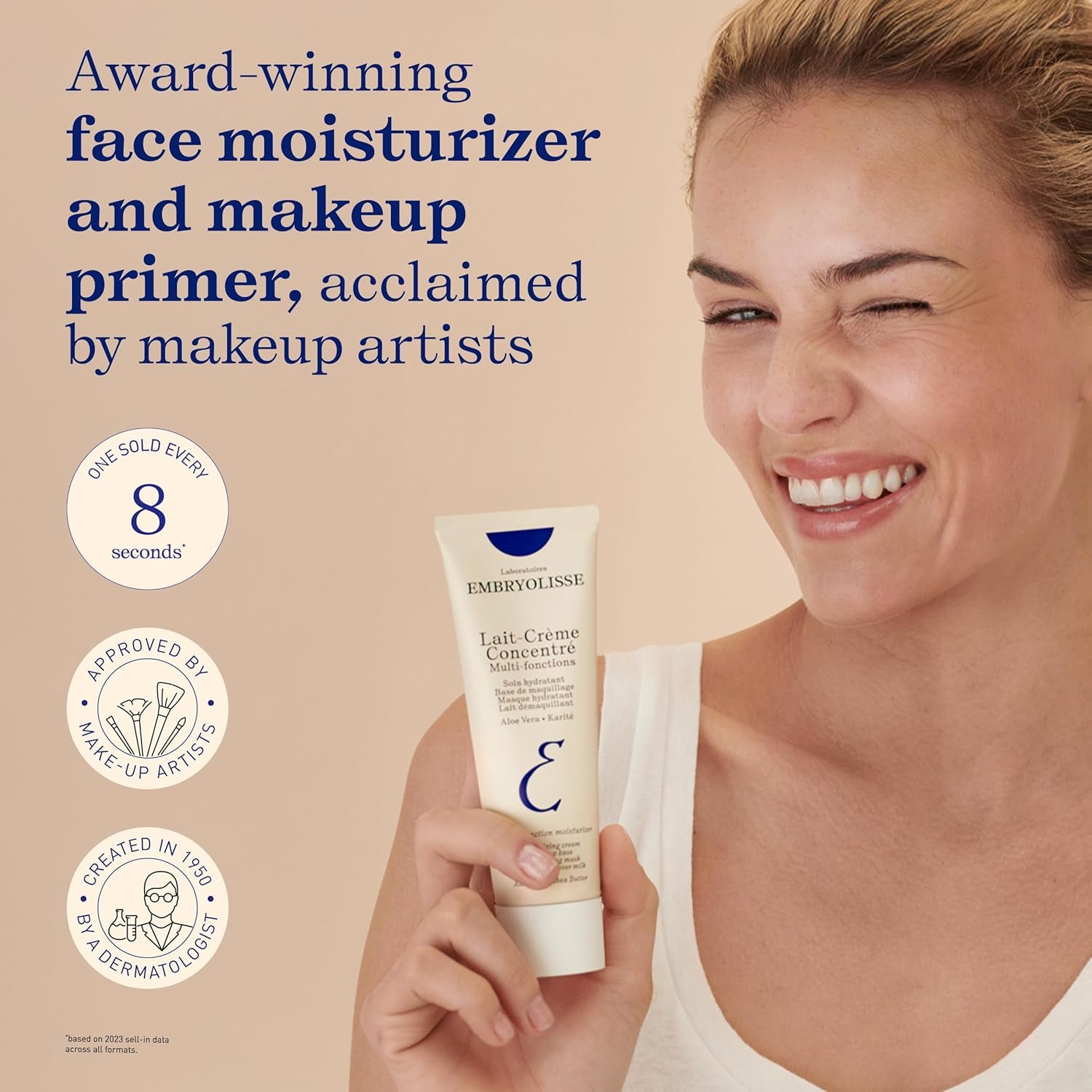 Lait-Crème Concentré, Multifunction Daily Moisturizer, Primer, and Makeup Remover, Suitable for All Skin Types. French Face Cream with Shea Butter & Aloe Vera